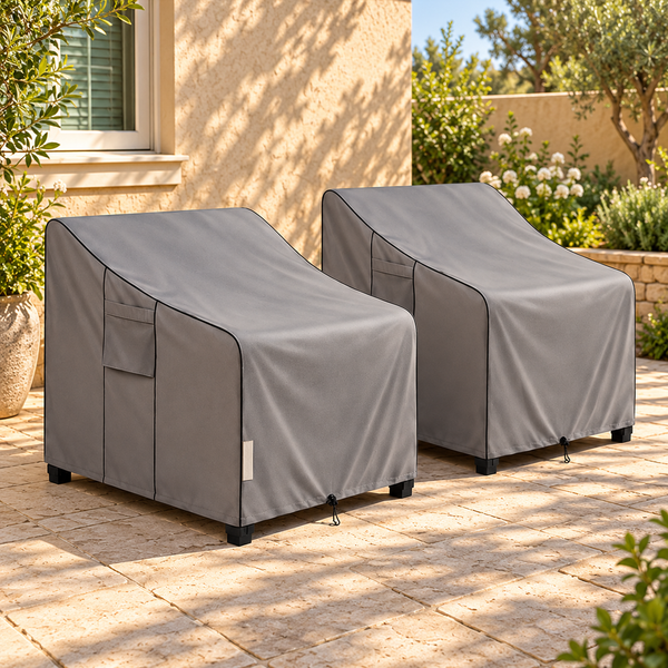 Patio Chair Covers Waterproof, Heavy Duty, 29x30x36 / 36x37x36 in, 2 Pack