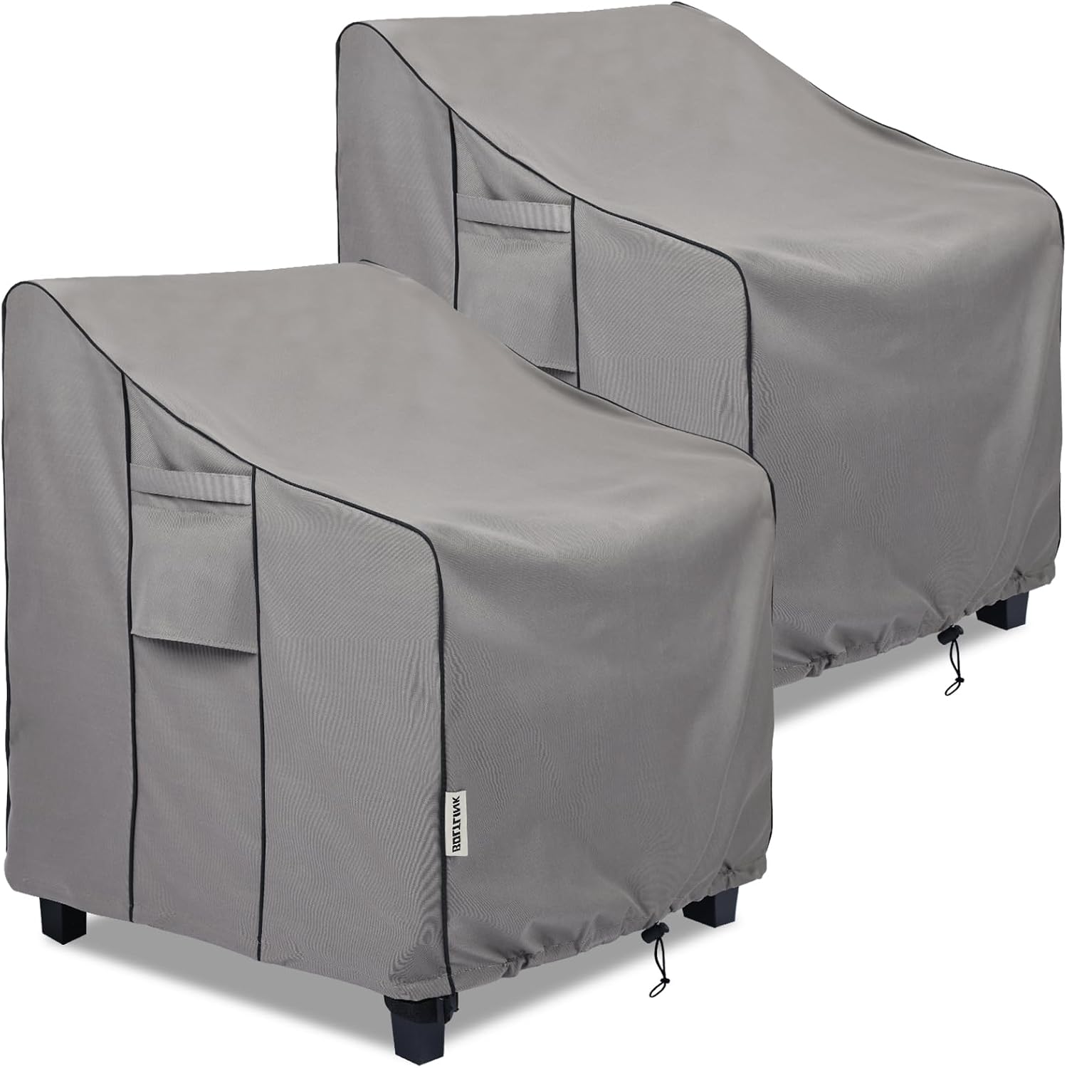 Supplied original image showing two gray chair covers