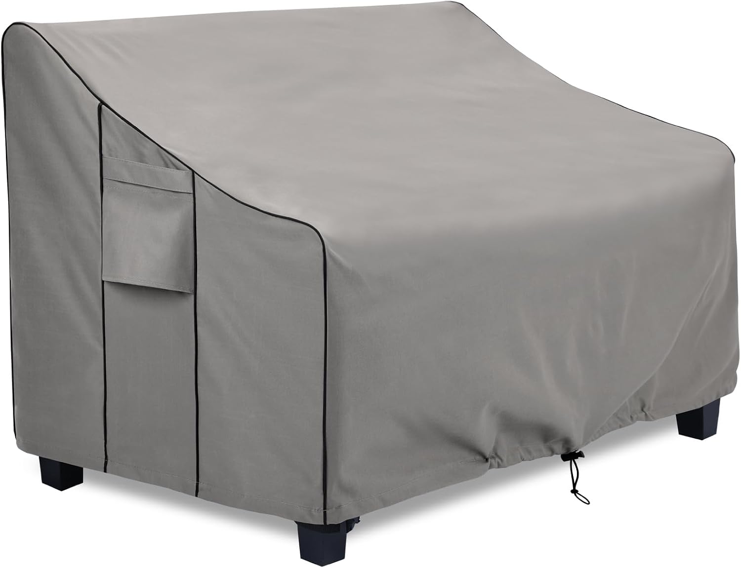 Supplied original white-background image of a gray sofa cover